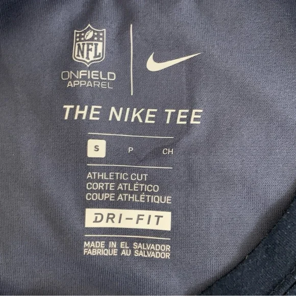 Seattle Seahawks Long Sleeve Dri-Fit Nike T-Shirt Size S - Picture 4 of 8